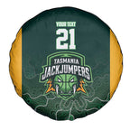 Basketball Custom Tasmania Spare Tire Cover Simple Australian Dot Art - Aussie Hoodie