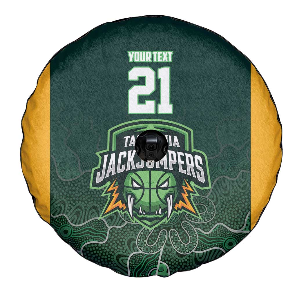 Basketball Custom Tasmania Spare Tire Cover Simple Australian Dot Art - Aussie Hoodie