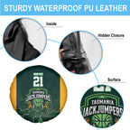 Basketball Custom Tasmania Spare Tire Cover Simple Australian Dot Art - Aussie Hoodie