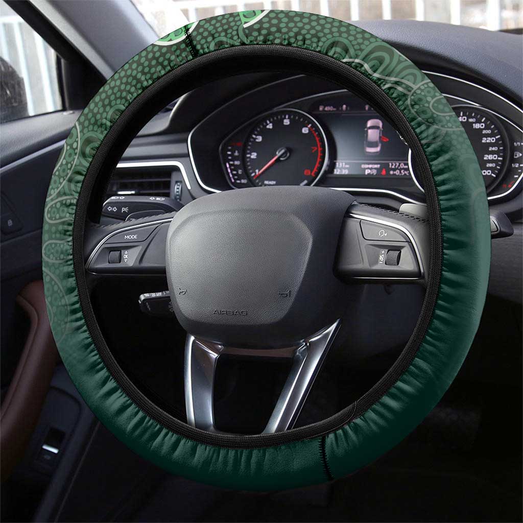 Basketball Tasmania Steering Wheel Cover Simple Australian Dot Art - Aussie Hoodie