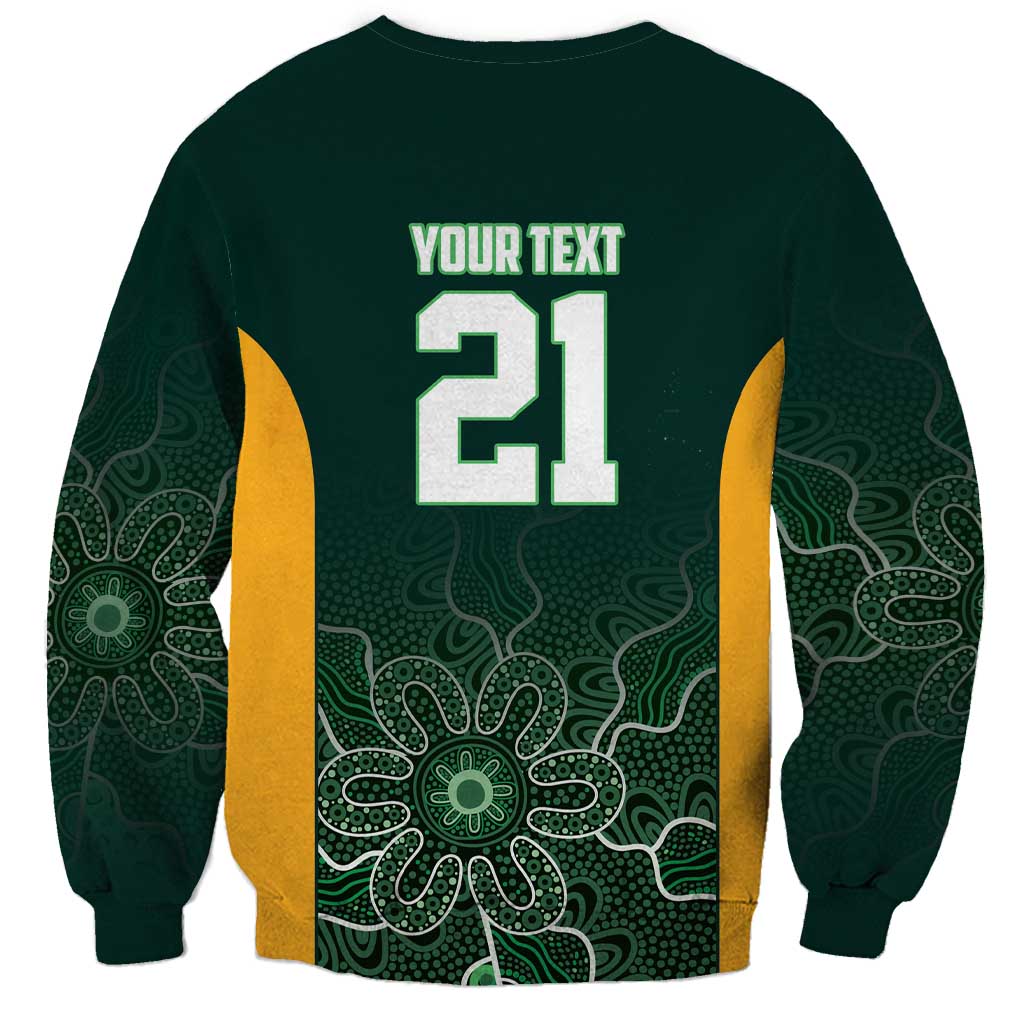 Basketball Custom Tasmania Sweatshirt Simple Australian Dot Art - Aussie Hoodie