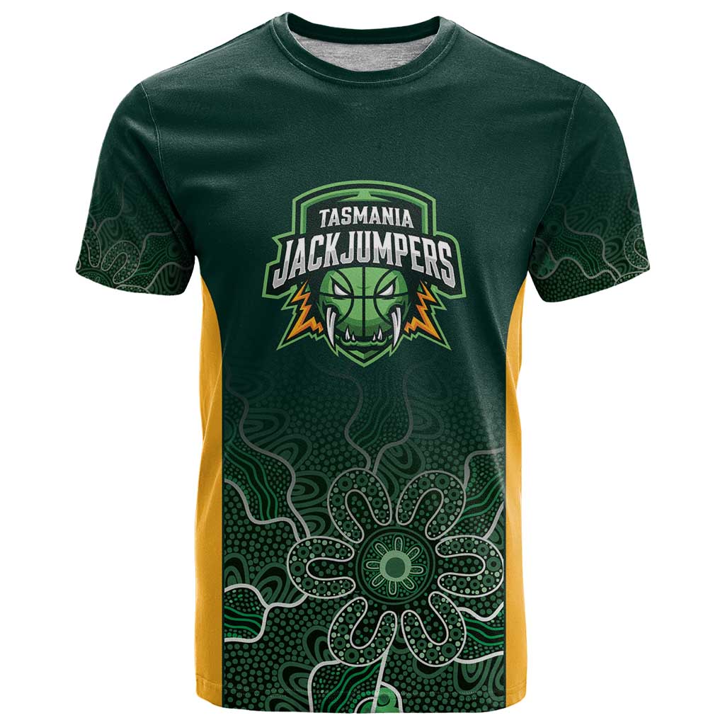 Basketball Custom Tasmania T Shirt Simple Australian Dot Art - Aussie Hoodie