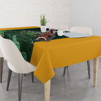 Basketball Custom Tasmania Tablecloth Simple Australian Dot Art - Aussie Hoodie