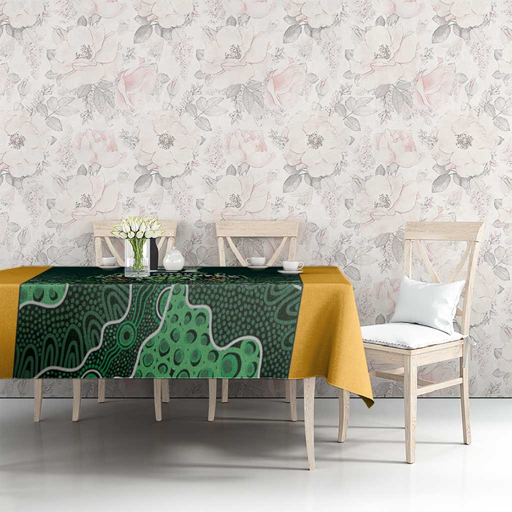 Basketball Custom Tasmania Tablecloth Simple Australian Dot Art - Aussie Hoodie