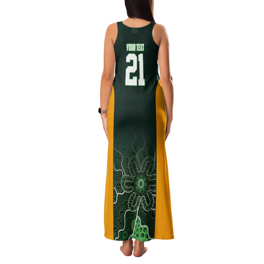 Basketball Custom Tasmania Tank Maxi Dress Simple Australian Dot Art - Aussie Hoodie