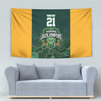 Basketball Custom Tasmania Tapestry Simple Australian Dot Art - Aussie Hoodie