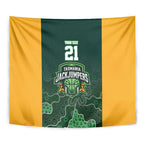 Basketball Custom Tasmania Tapestry Simple Australian Dot Art - Aussie Hoodie