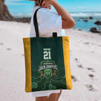 Basketball Custom Tasmania Tote Bag Simple Australian Dot Art - Aussie Hoodie