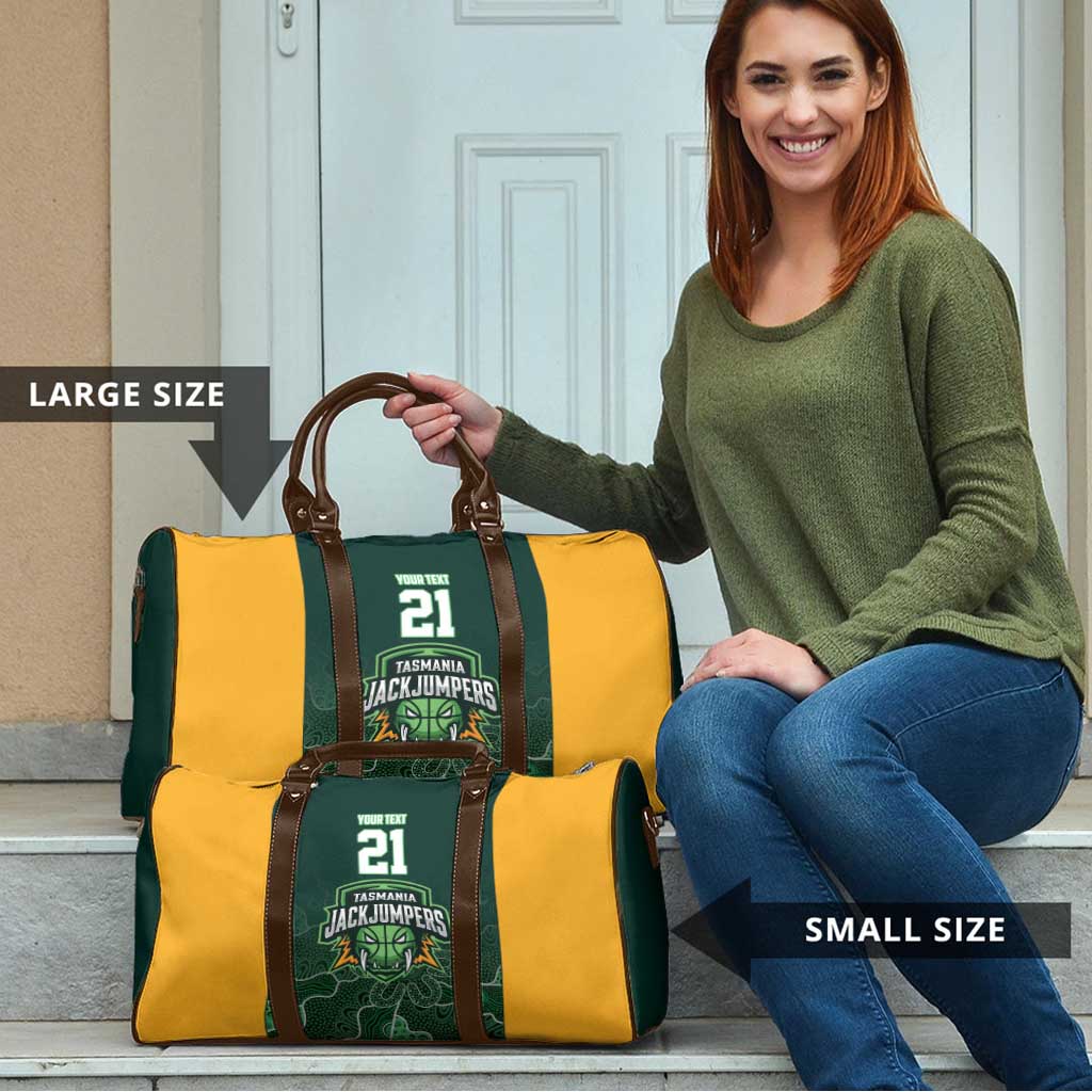 Basketball Custom Tasmania Travel Bag Simple Australian Dot Art - Aussie Hoodie