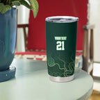 Basketball Custom Tasmania Tumbler Cup Simple Australian Dot Art - Aussie Hoodie