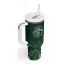 Basketball Custom Tasmania Tumbler With Handle Simple Australian Dot Art - Aussie Hoodie