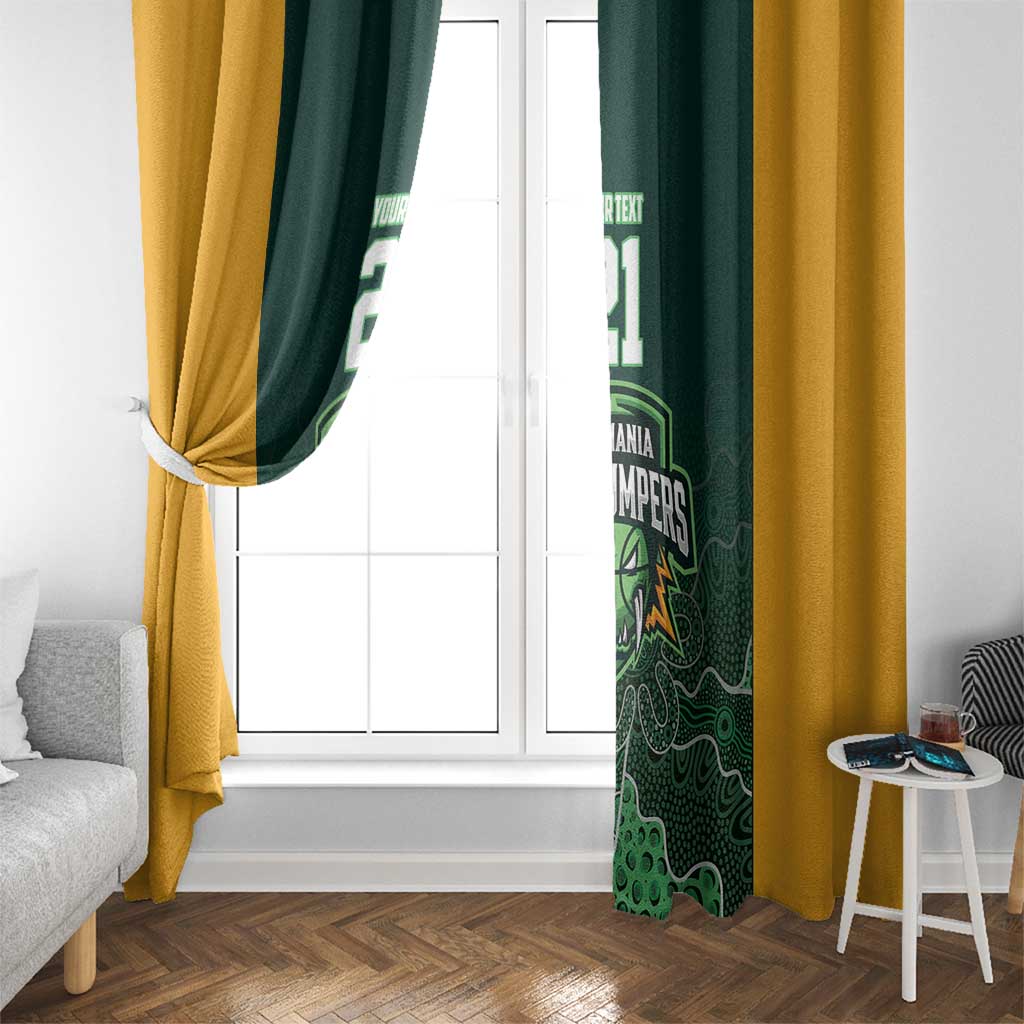 Basketball Custom Tasmania Window Curtain Simple Australian Dot Art - Aussie Hoodie