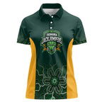 Basketball Custom Tasmania Women Polo Shirt Simple Australian Dot Art - Aussie Hoodie