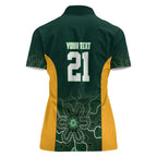 Basketball Custom Tasmania Women Polo Shirt Simple Australian Dot Art - Aussie Hoodie