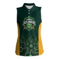 Basketball Custom Tasmania Women Sleeveless Polo Shirt Simple Australian Dot Art - Aussie Hoodie