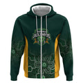 Basketball Custom Tasmania Zip Hoodie Simple Australian Dot Art - Aussie Hoodie