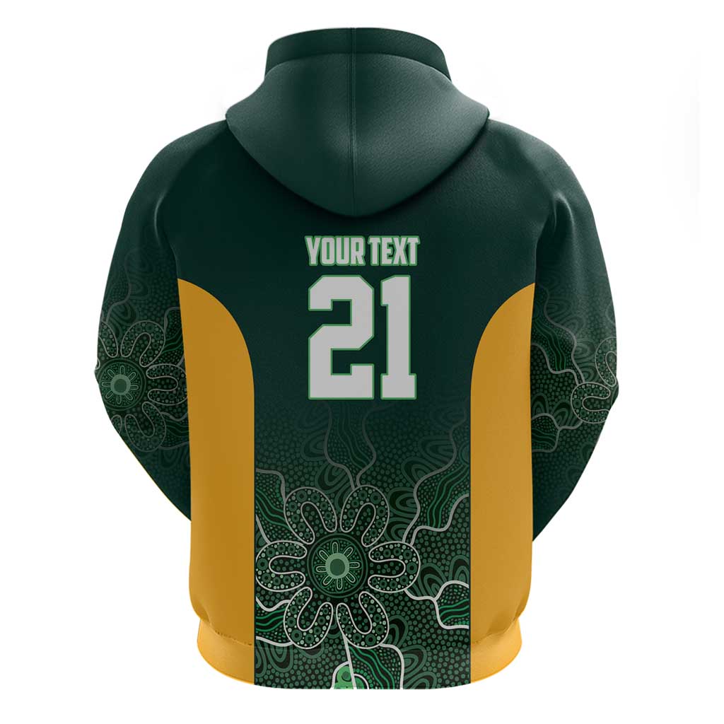 Basketball Custom Tasmania Zip Hoodie Simple Australian Dot Art - Aussie Hoodie