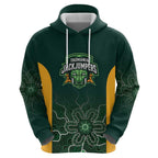 Basketball Custom Tasmania Zip Hoodie Simple Australian Dot Art - Aussie Hoodie
