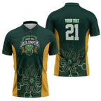 Basketball Custom Tasmania Zipper Polo Shirt Simple Australian Dot Art - Aussie Hoodie