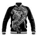 Pango Maori Tribal Hammershark Ghost Spirit Baseball Jacket