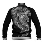 Pango Maori Tribal Hammershark Ghost Spirit Baseball Jacket