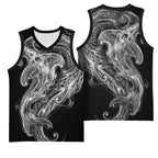 Pango Maori Tribal Hammershark Ghost Spirit Basketball Jersey