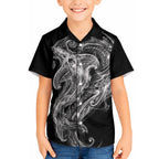 Pango Maori Tribal Hammershark Ghost Spirit Hawaiian Shirt