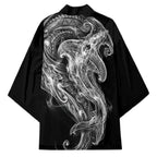 Pango Maori Tribal Hammershark Ghost Spirit Kimono