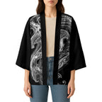 Pango Maori Tribal Hammershark Ghost Spirit Kimono