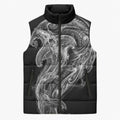 Pango Maori Tribal Hammershark Ghost Spirit Sleeveless Puffer Jacket