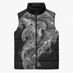Pango Maori Tribal Hammershark Ghost Spirit Sleeveless Puffer Jacket