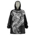 Pango Maori Tribal Hammershark Ghost Spirit Wearable Blanket Hoodie
