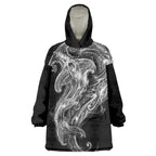 Pango Maori Tribal Hammershark Ghost Spirit Wearable Blanket Hoodie