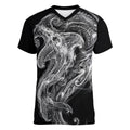 Pango Maori Tribal Hammershark Ghost Spirit Women V-Neck T-Shirt