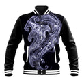 Kikorangi Maori Tribal Hammershark Ghost Spirit Baseball Jacket