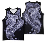 Kikorangi Maori Tribal Hammershark Ghost Spirit Basketball Jersey