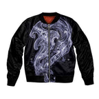 Kikorangi Maori Tribal Hammershark Ghost Spirit Bomber Jacket