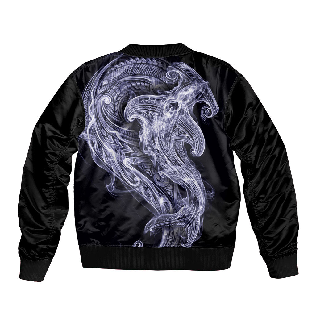 Kikorangi Maori Tribal Hammershark Ghost Spirit Bomber Jacket