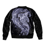 Kikorangi Maori Tribal Hammershark Ghost Spirit Bomber Jacket