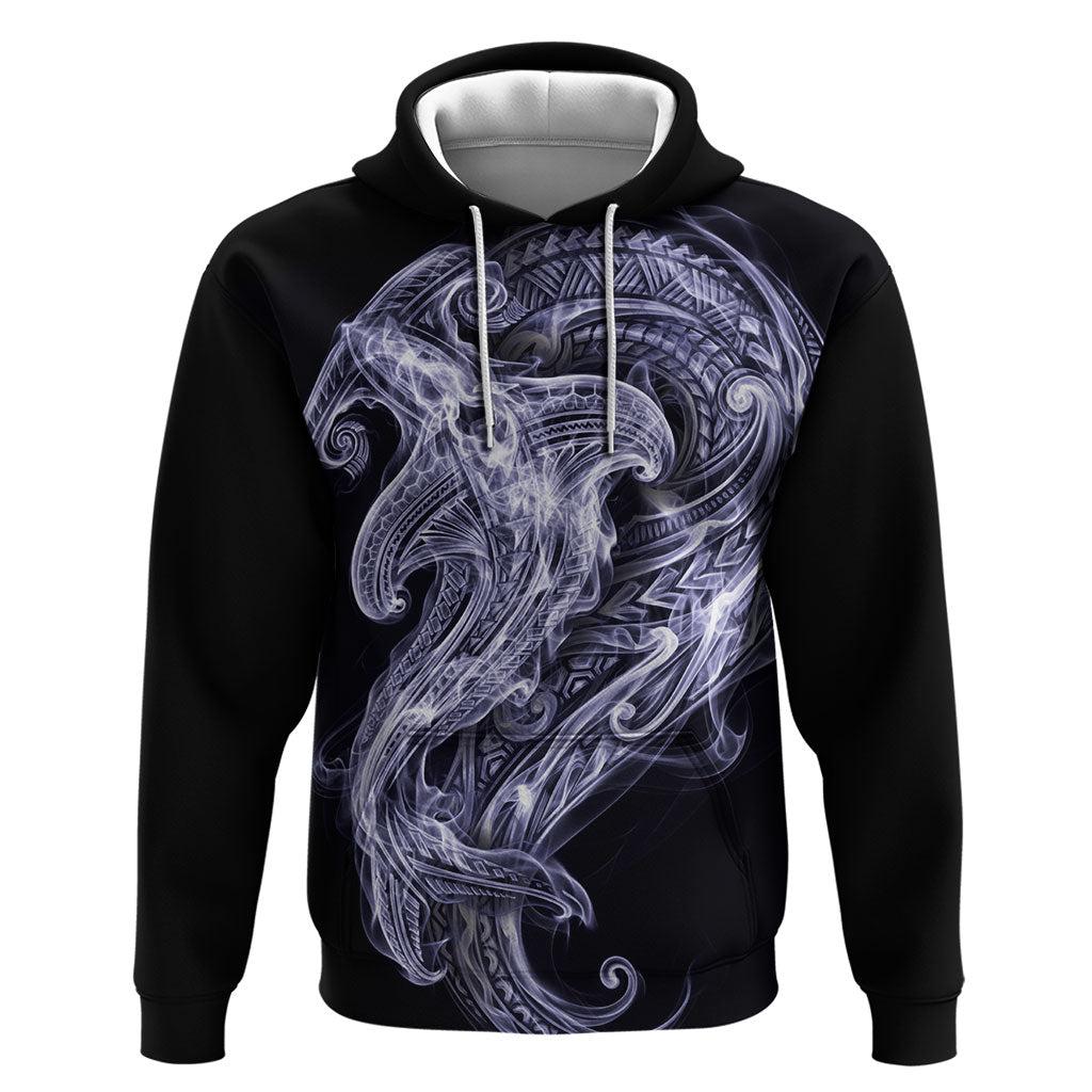 Kikorangi Maori Tribal Hammershark Ghost Spirit Hoodie