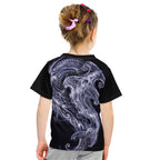Kikorangi Maori Tribal Hammershark Ghost Spirit Kid T Shirt