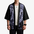 Kikorangi Maori Tribal Hammershark Ghost Spirit Kimono