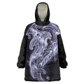 Kikorangi Maori Tribal Hammershark Ghost Spirit Wearable Blanket Hoodie