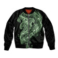 Pounamu Maori Tribal Hammershark Ghost Spirit Bomber Jacket