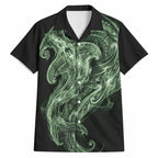 Pounamu Maori Tribal Hammershark Ghost Spirit Hawaiian Shirt