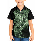 Pounamu Maori Tribal Hammershark Ghost Spirit Hawaiian Shirt