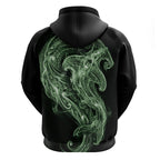 Pounamu Maori Tribal Hammershark Ghost Spirit Hoodie