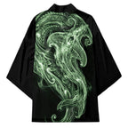 Pounamu Maori Tribal Hammershark Ghost Spirit Kimono