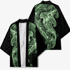 Pounamu Maori Tribal Hammershark Ghost Spirit Kimono