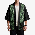 Pounamu Maori Tribal Hammershark Ghost Spirit Kimono